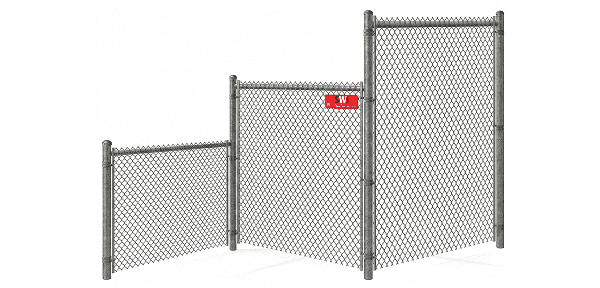 Chain link fence height options