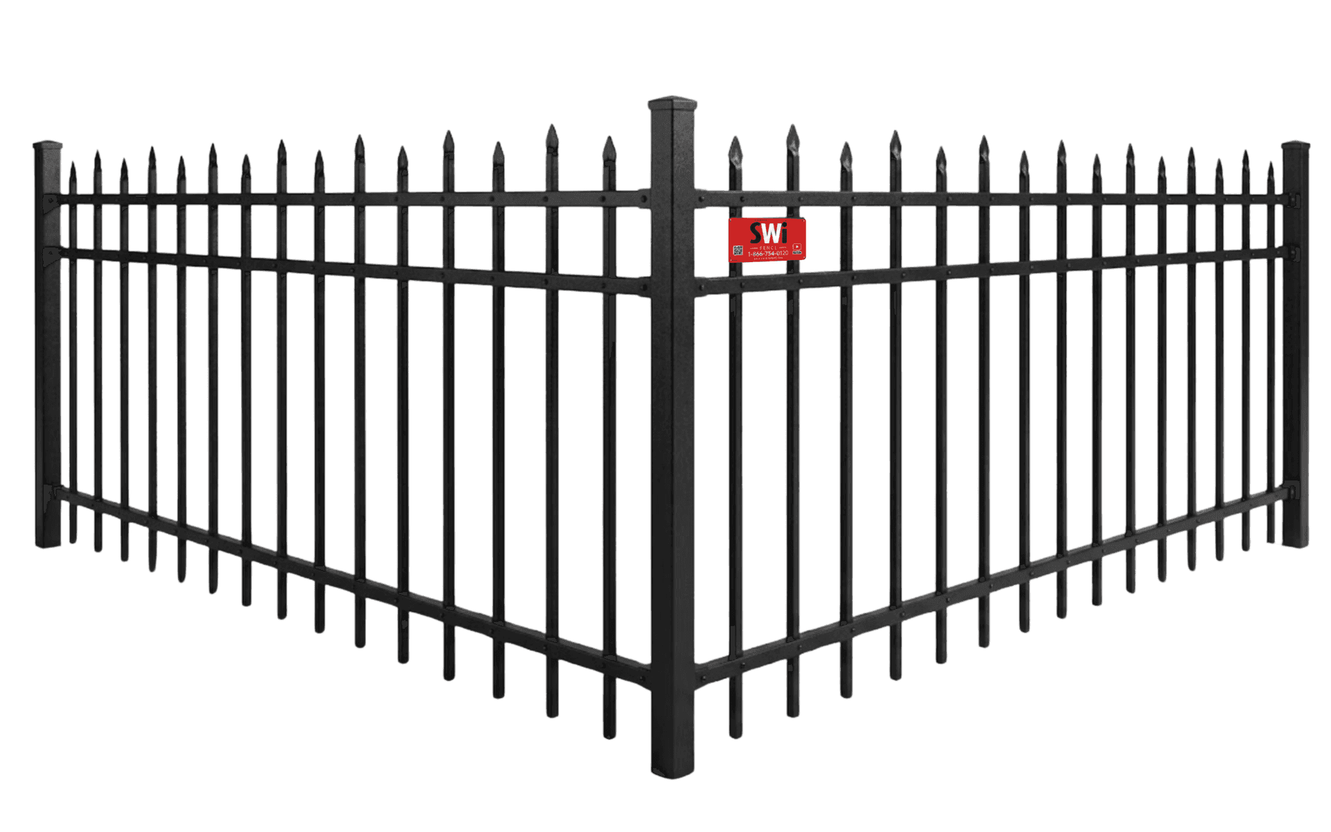 Spear Top Staggered Pickets