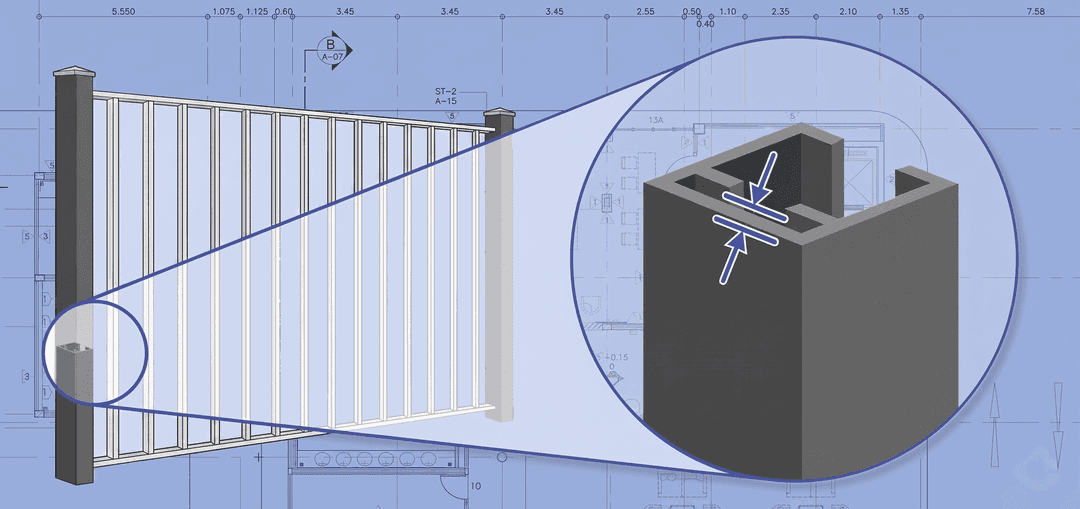 Aluminum Fence Posts